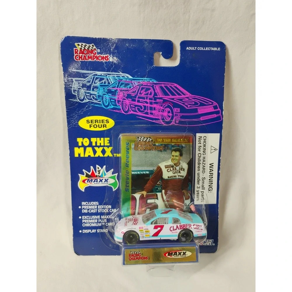 1995 Racing Champions To the Maxx Stevie Reeves #7 Clabber Girl 1:64 Diecast Car